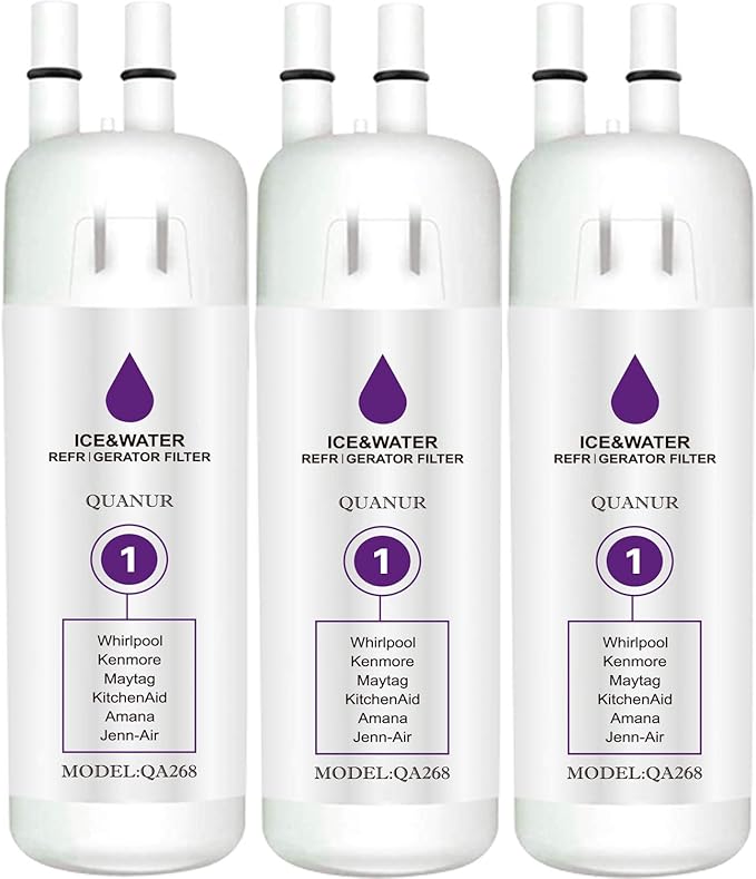 Refrigerator Water Filter 1 Compatible With Whirlpool W10295370a W10295370 Kenmore 46 9930 Kenmore 46 9081 And Edr1rxd1 Water Filter 3 Pack White Amazon Ca Home