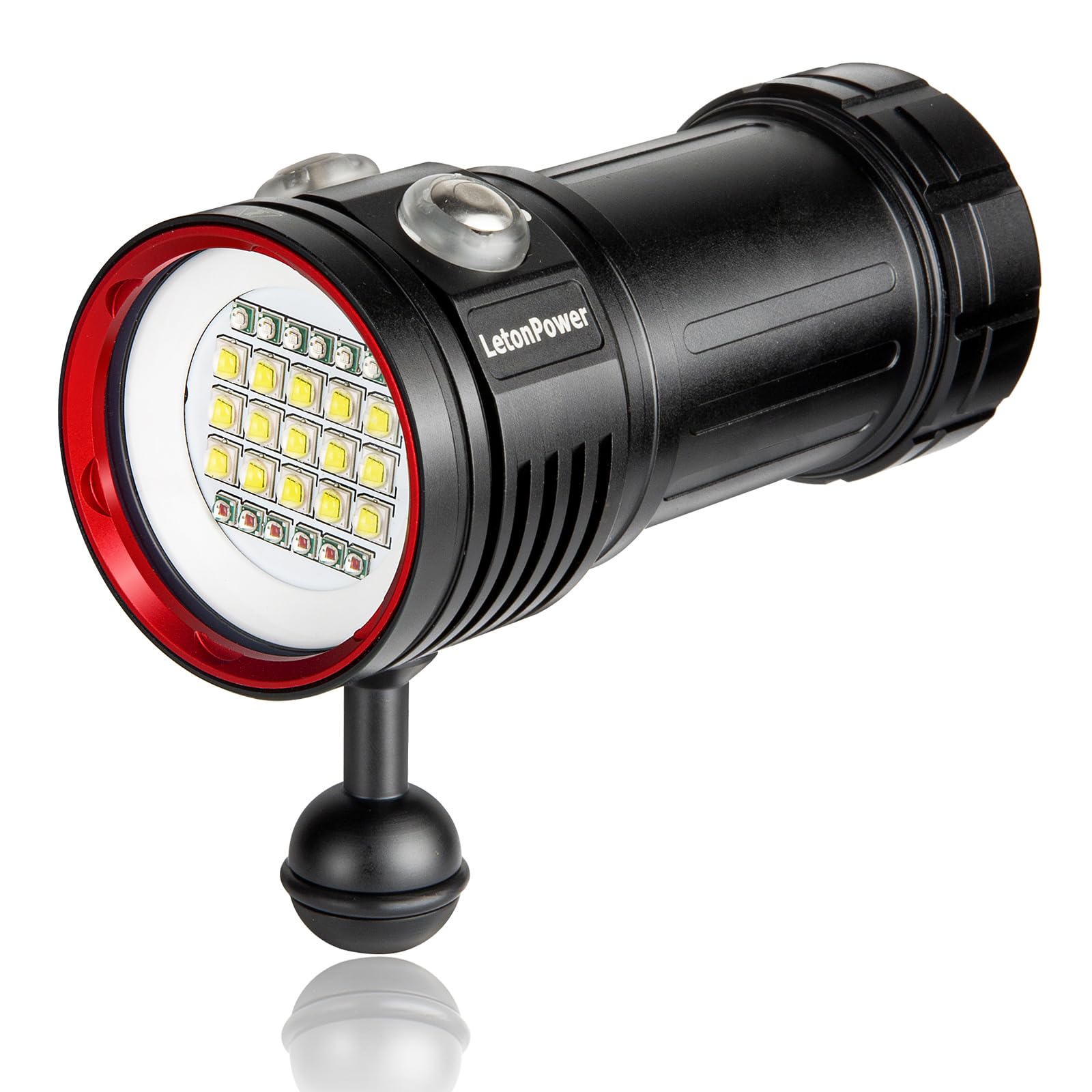 Amazon.co.jp: ダイビングライト、LetonPower L15 10000Lumens 水中 