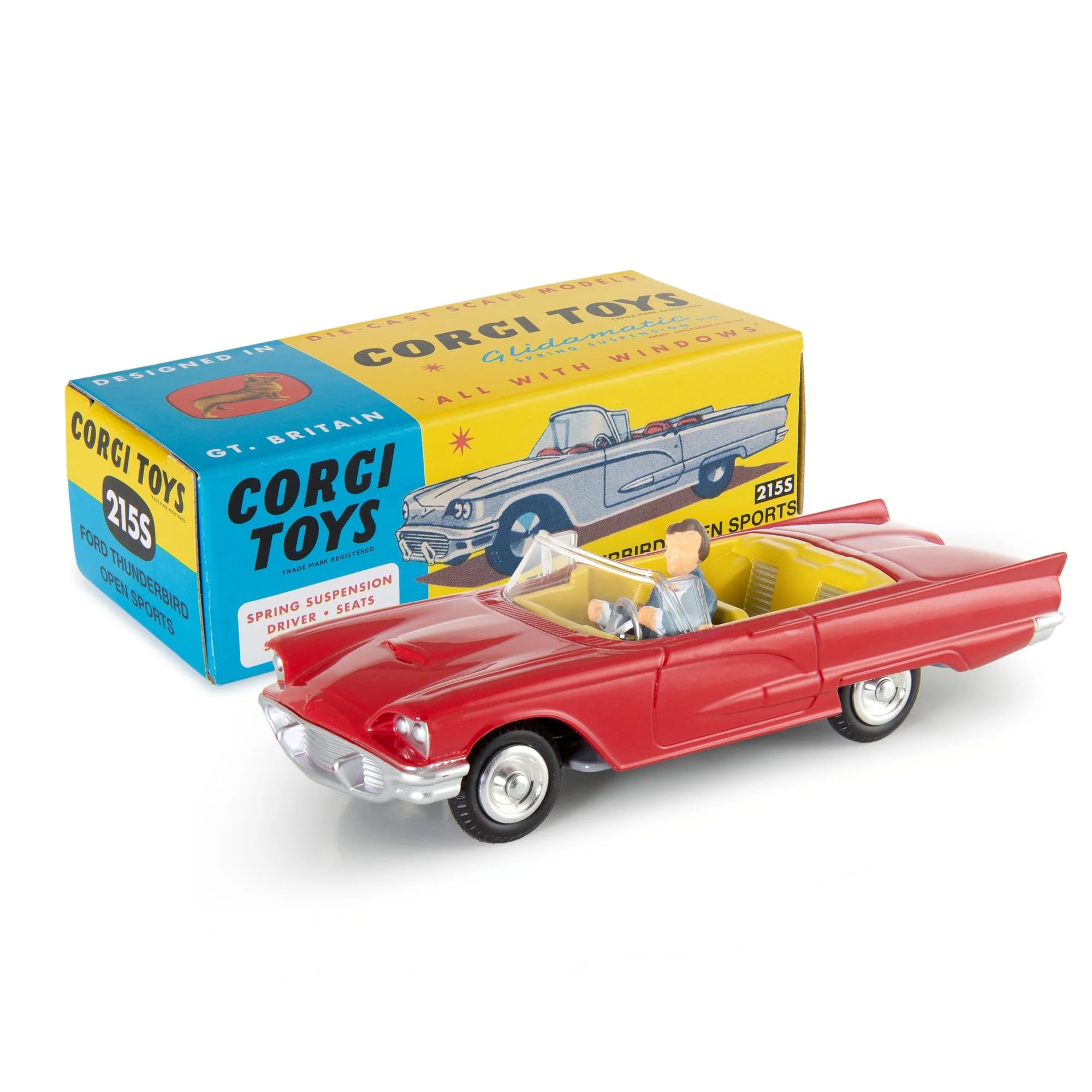 Amazon | コーギー 1/48 フォード サンダーバード 1962 レッド