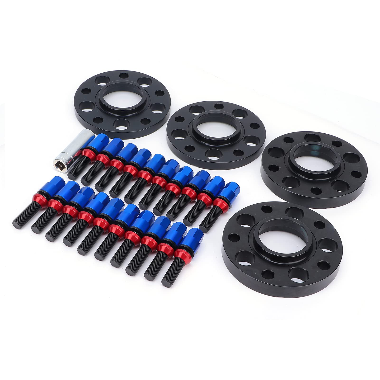 Hub Centric Wheel Spacers dla BMW Serii 1 F20/F21 2014-2019, (BLUE)