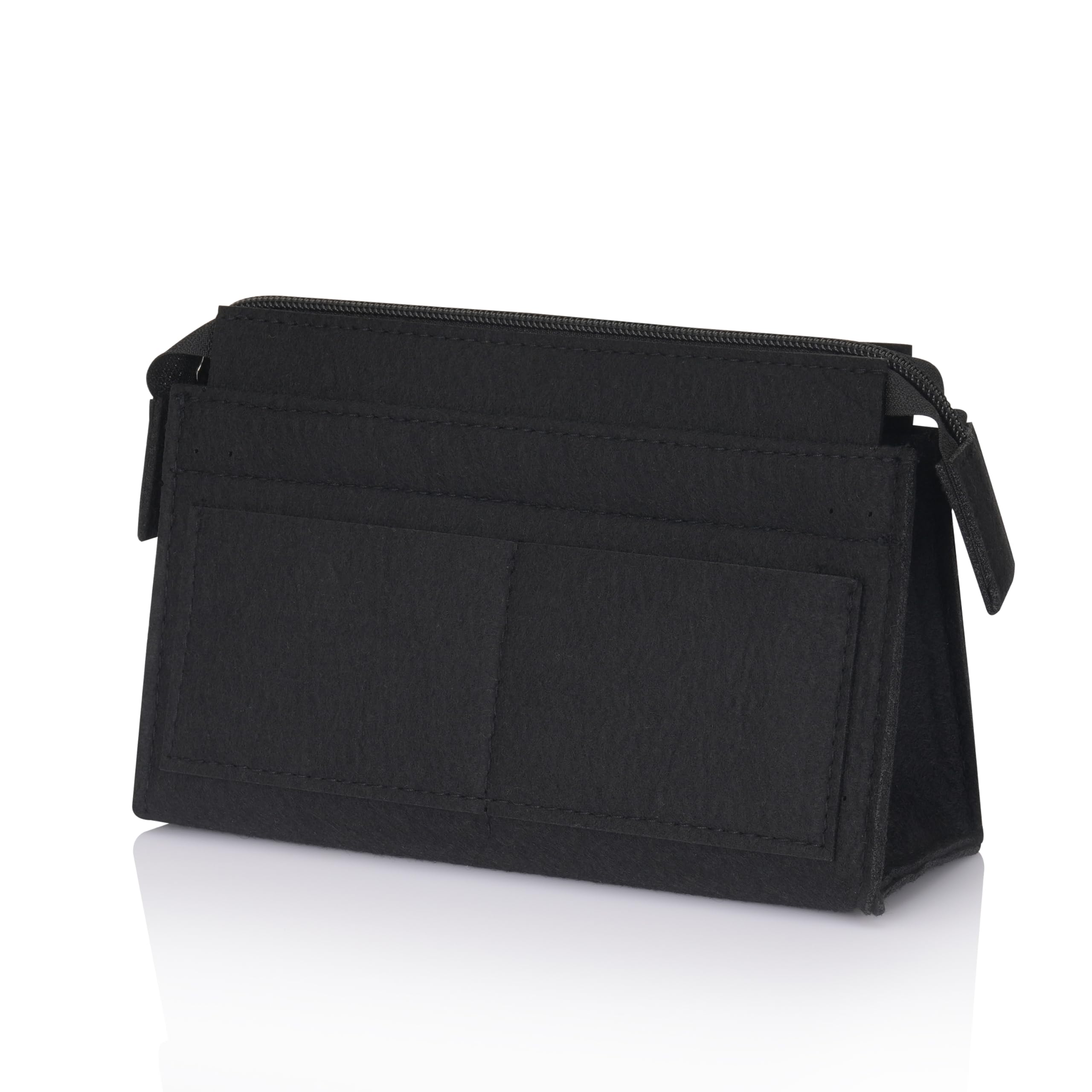 IHIGOGOFA Bag Organiser Insert for Longchamp Le Pliage, Handbag Organiser Insert Large with Zipper and Multi-Pocket Bag Wallet Insert Organizer for Women Tote Bag