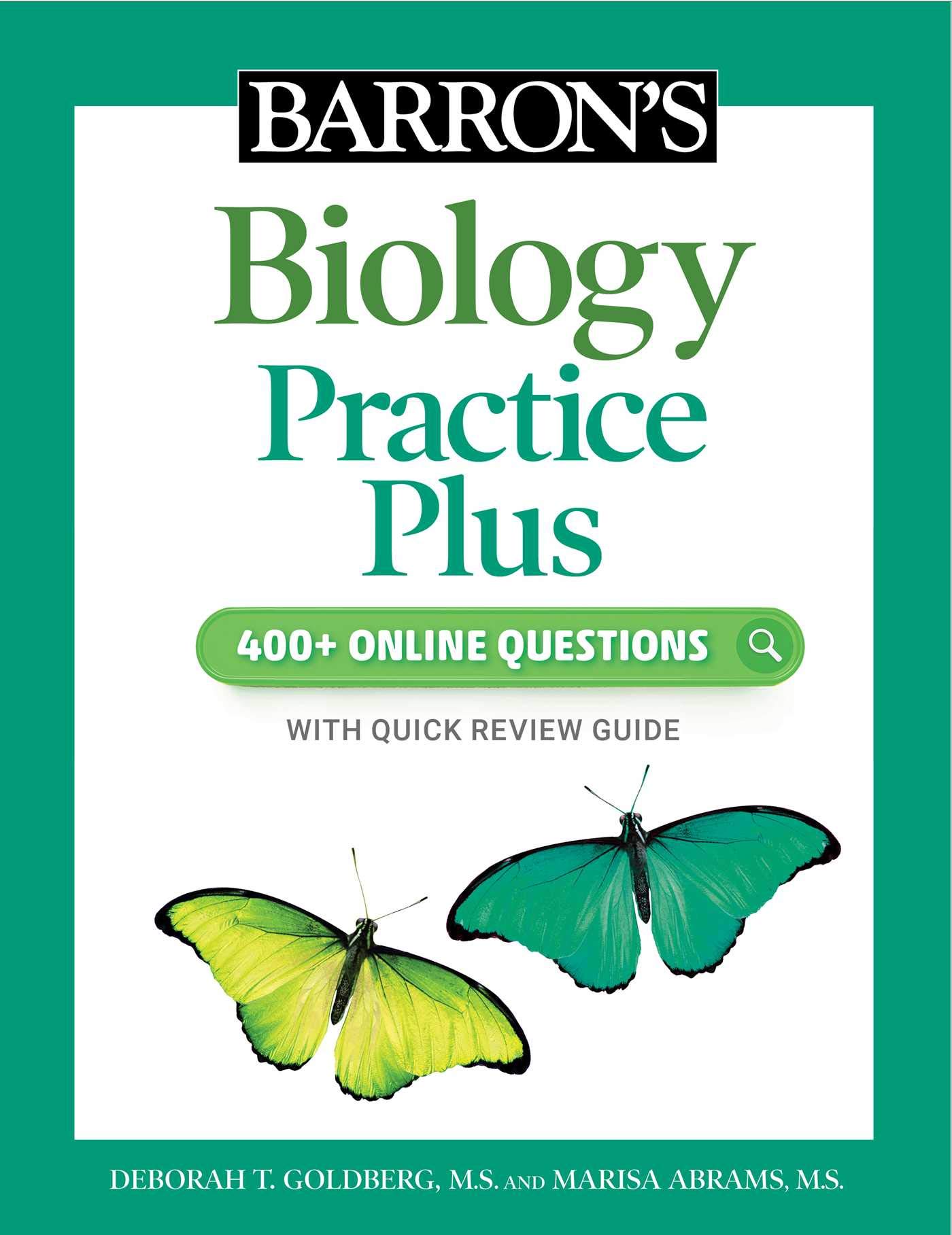 Barron's Biology Practice Plus: 400+ Online Questions and Quick Study Review (Barron's Test Prep)