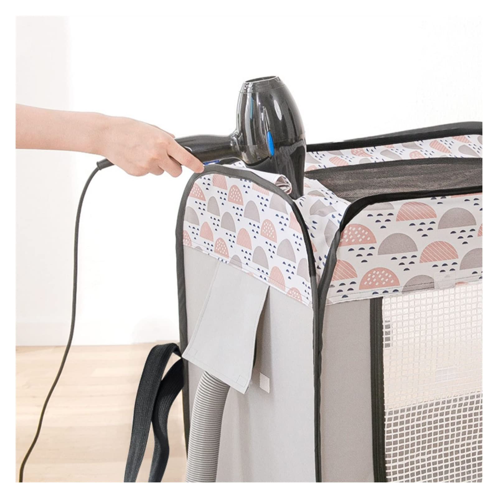 PEVSCO Essiccatore per Animali Domestici Pet Drying Box Dryer Dog Hair Blower Cat Home Piccola Borsa for asciugare Il Bagno Essiccatore per Cani (Size : M)