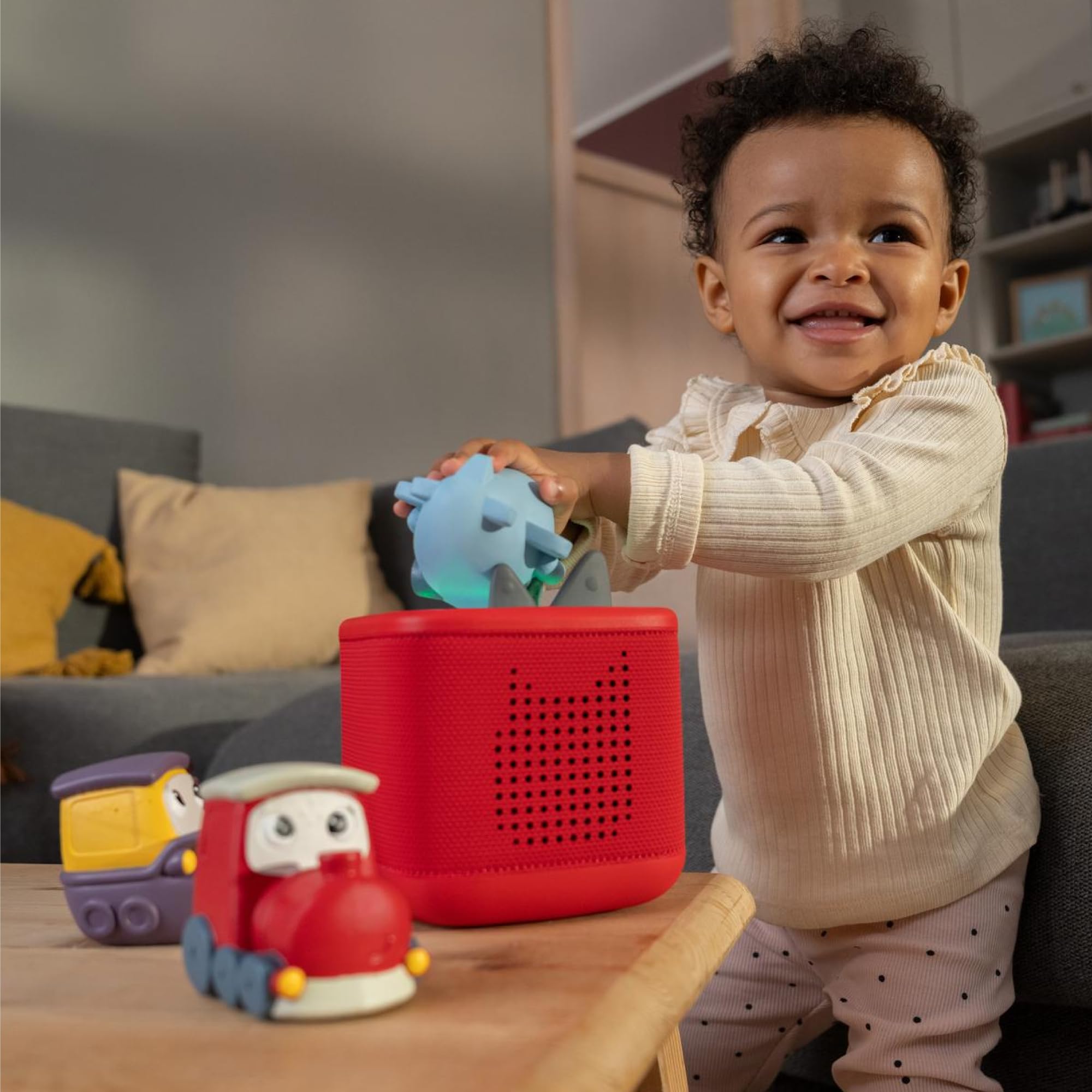 tonies Hörfigur für Toniebox, My First Reise Set, Fahrzeuge entdecken für Kinder ab 1 Jahr, Spielzeit ca. 36 Minuten