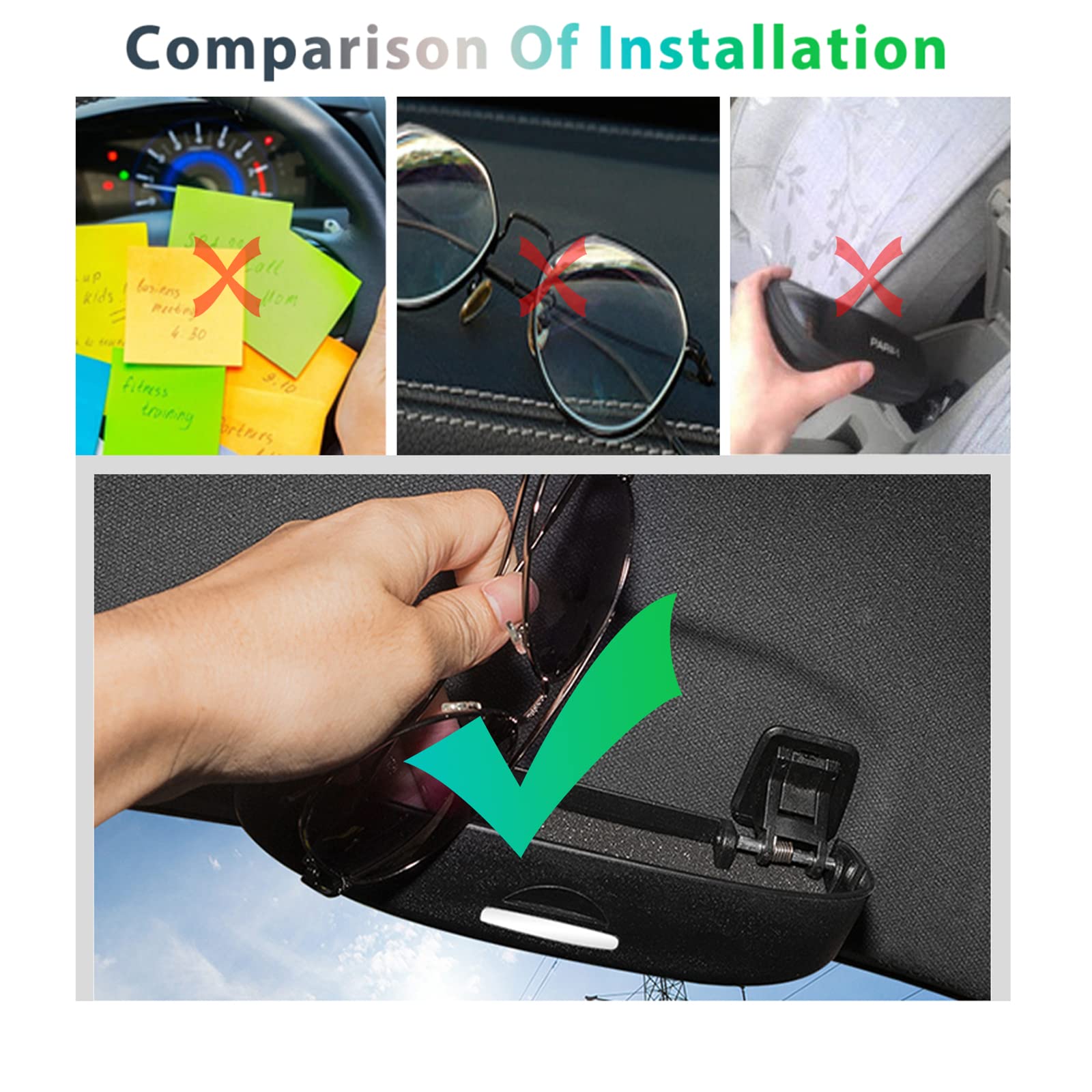 Porta Occhiali Da Auto Universale Per Honda HR-V, CR-V, Civic, Accord, Jazz, Vezel (2016-2025) | Organizer Accessori - Foto 4