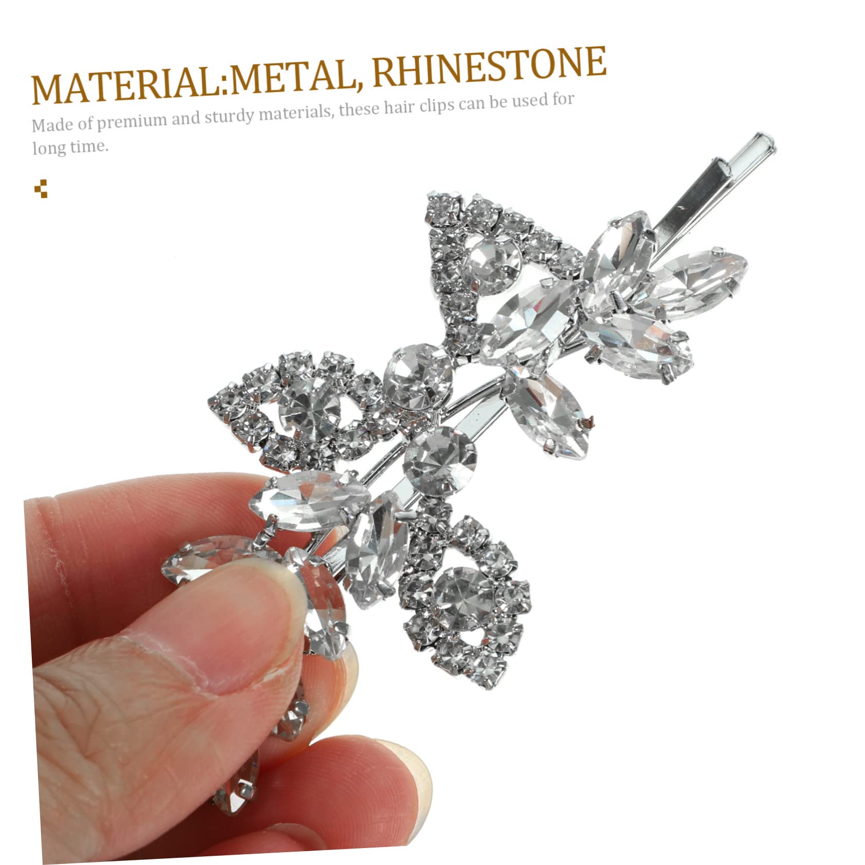 VICASKY 20 Pezzi Fermagli per con Accessori Cerimonia Sposa e Mollette Eleganti per e Ragazze Decorazione Raffinata per Sottili e Spessi Design Resistente e