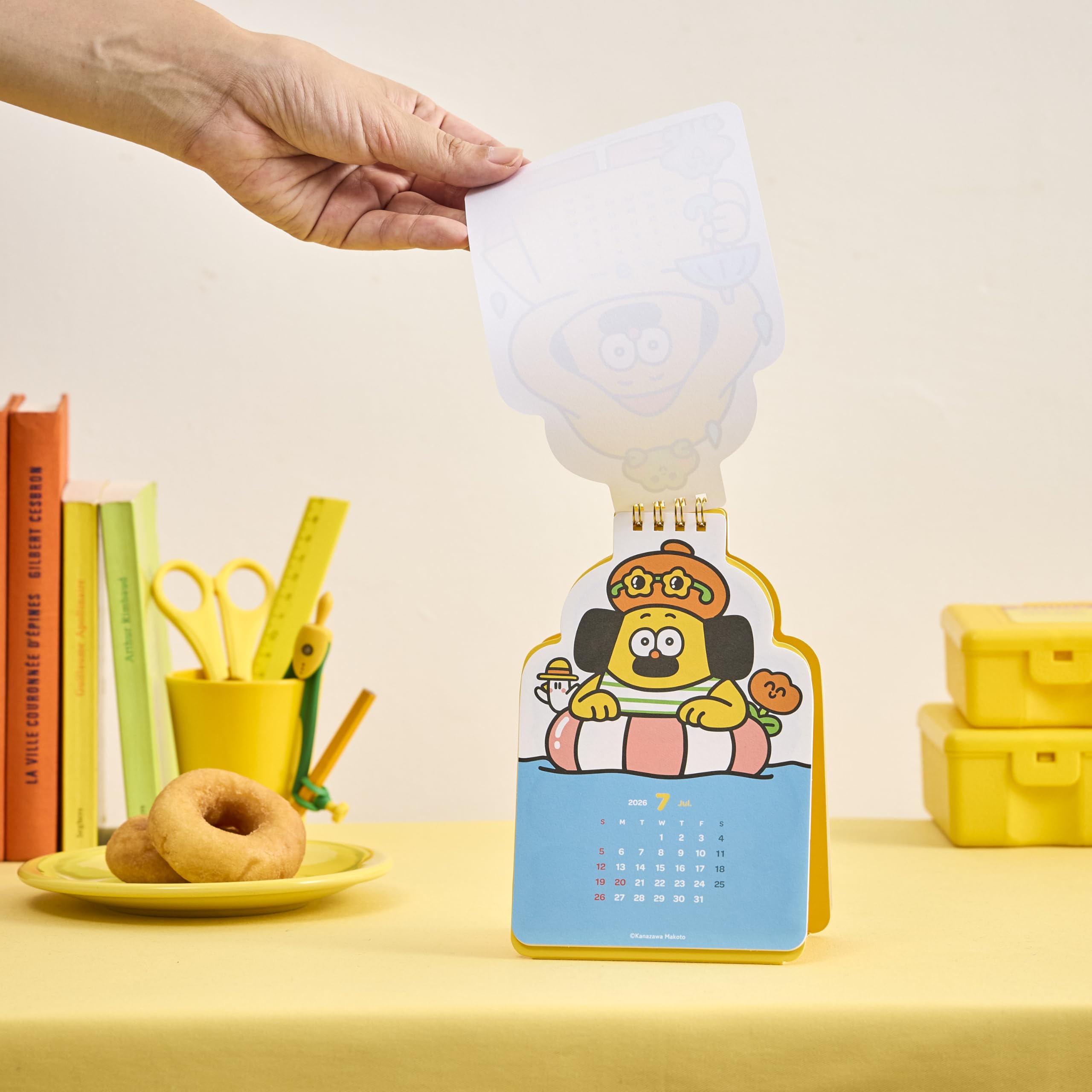 Amazon | 新日本カレンダー 2026年 カレンダー 卓上 おひげのポン