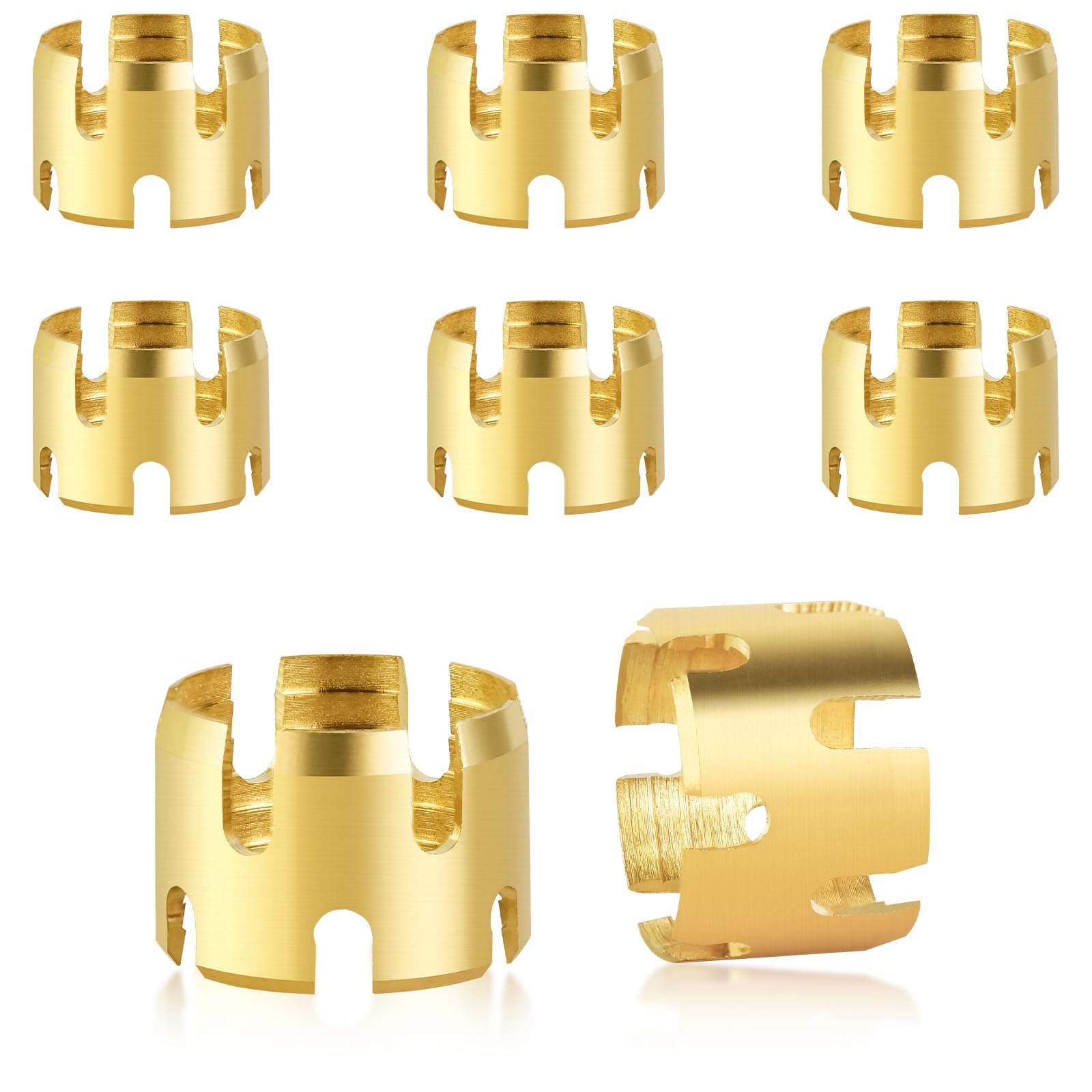 MuHize 3/8" Brass Push To Connect Air Brake Line Fittings Dot Quick Connect Union Repair Kit For Semi Truck Trailers 4pcs - View #10