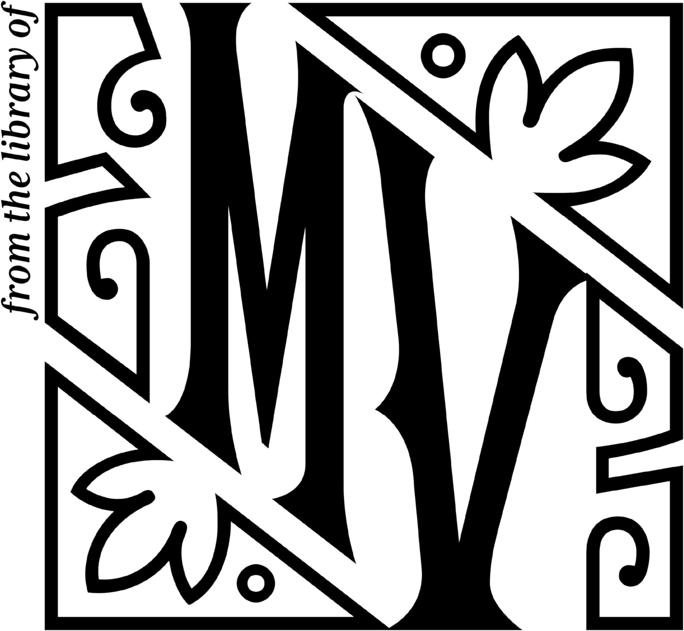 ExcelMark Personalized Book Embossers & Stamps - Personalize a Book Embosser, Wood Stamp, or Self-Inking Mount (Slant, Square)