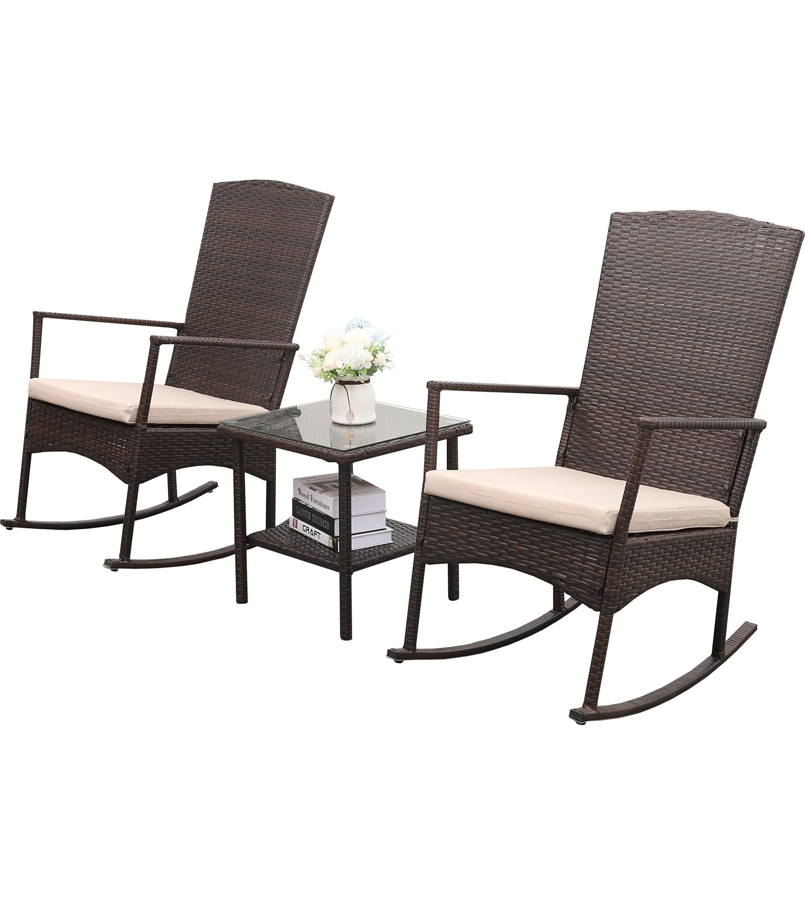 Rattaner Rocking Bistro Set