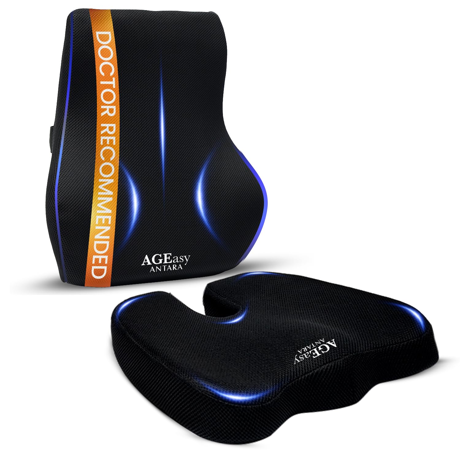 AGEasy (Max Group Coccyx Cushion with Lumbar Support | Premium Seat Cushion for Chair with Optimal Support | Orthopedic Car Seat Back Support for Comfortable Long Rides (B0D3Q55XGD) Amazon Price History, Amazon Price Tracker