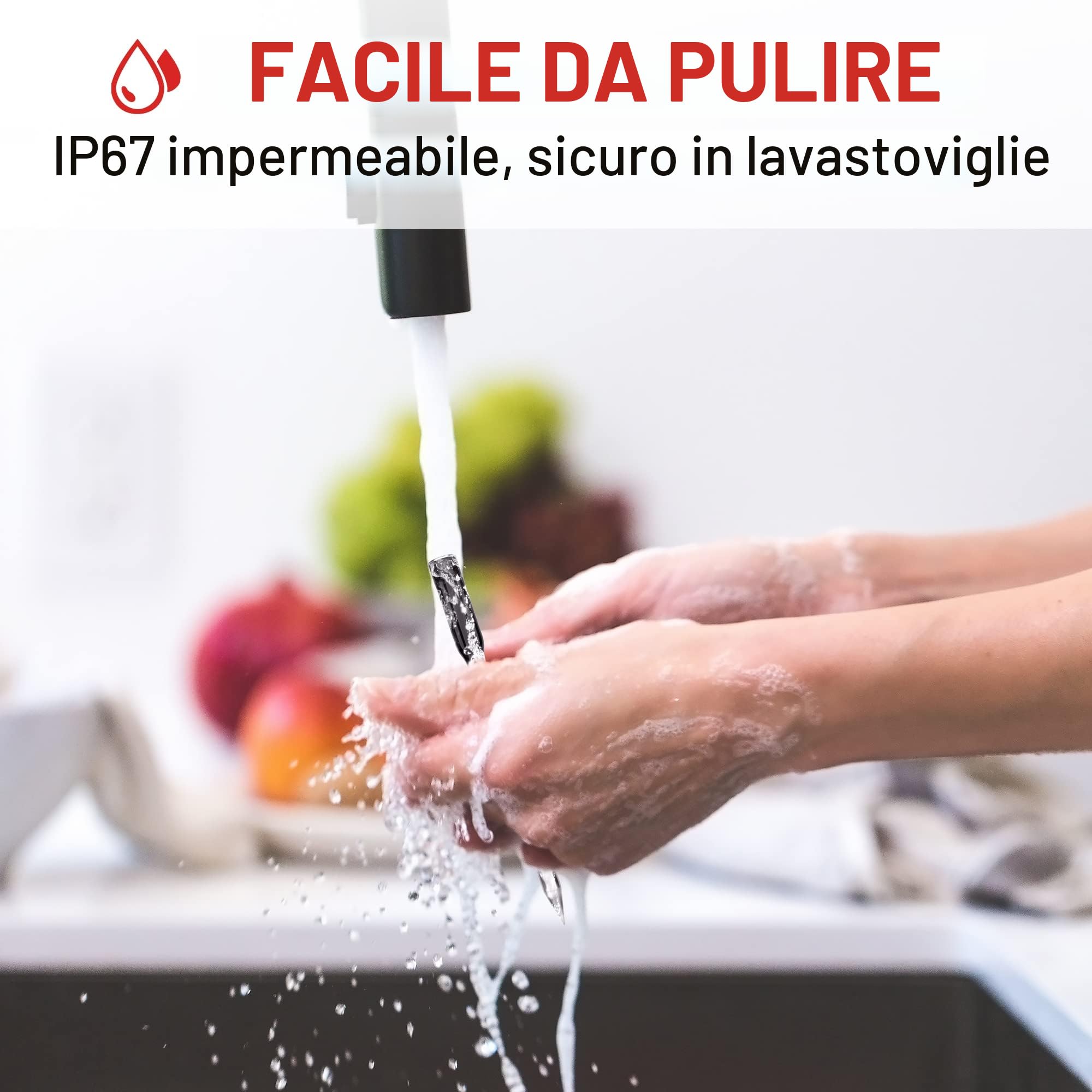 ThermoPro TempPro Termometro Bluetooth Fino a 150 M Cucina Barbecue Professionale Termometro Alimenti Carne Ricaricabile Termometri APP Compatibile con iPhone Android per Grigliare
