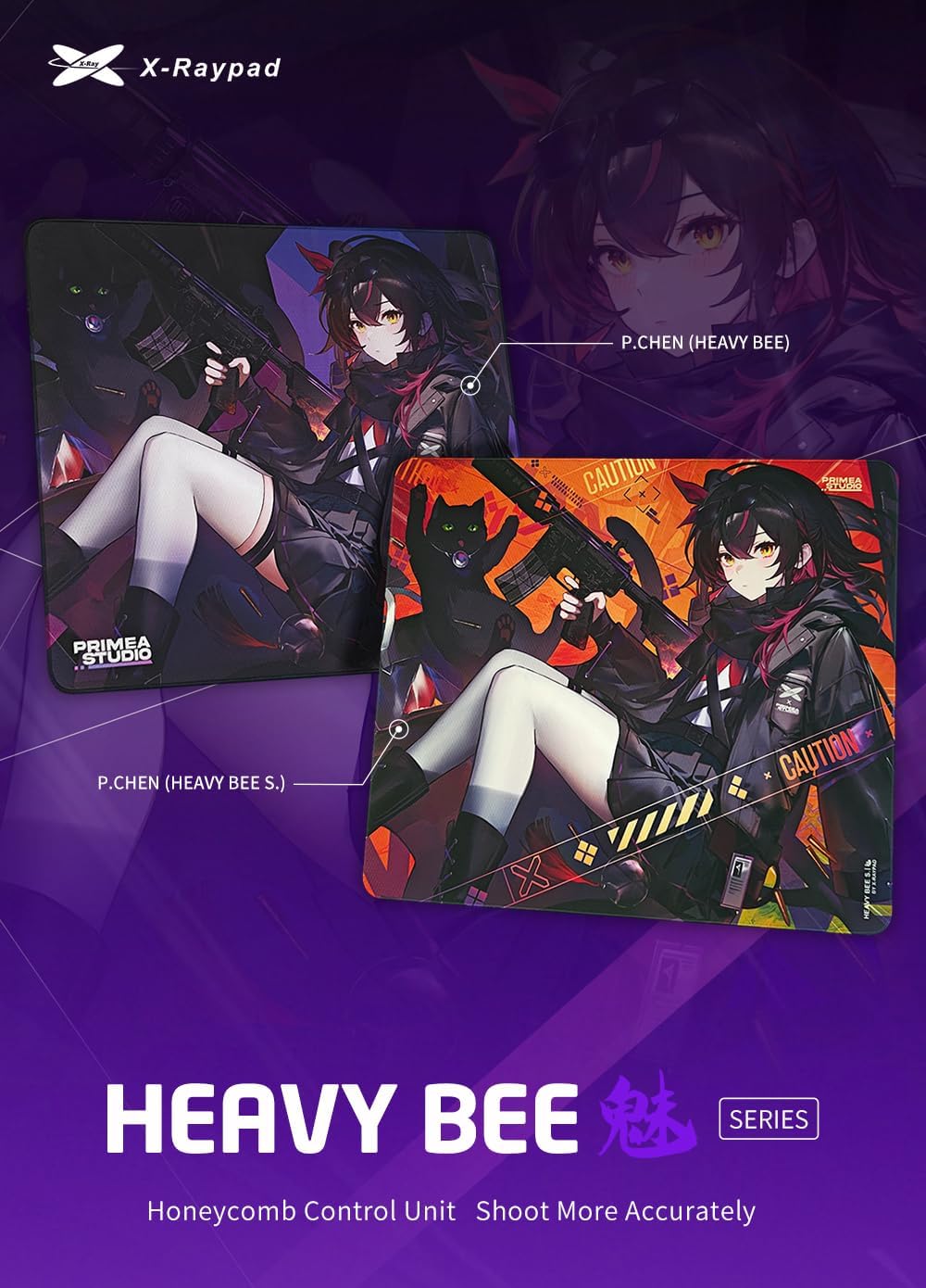 X-Raypad Unique Heavy Bee Esports Mousepad – P.CHEN