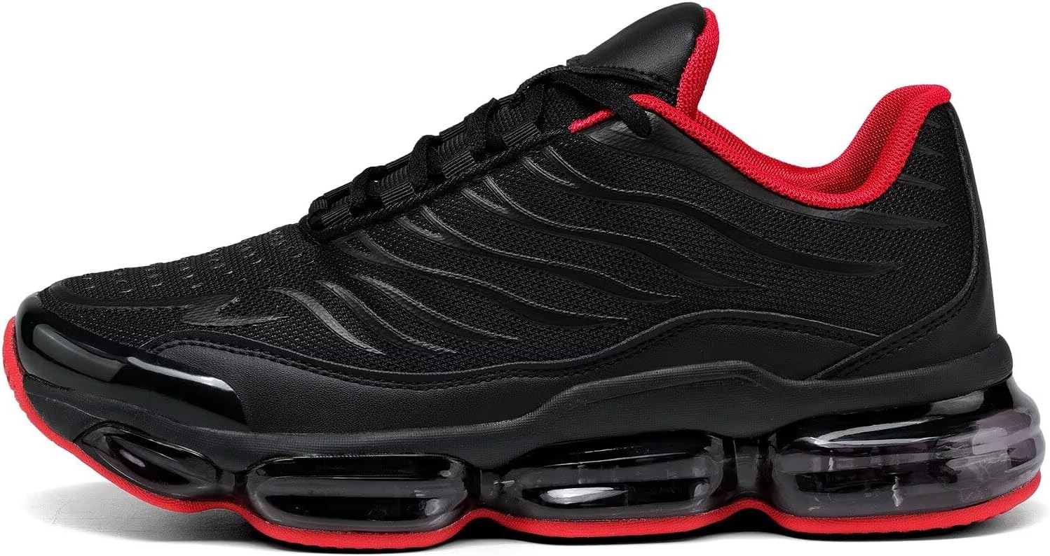 Socviis Mens Air Running Shoes Non Slip Workout Casual Sport Walking Shoes Basketball Sneakers Fashion Tennis Fitness Trainers