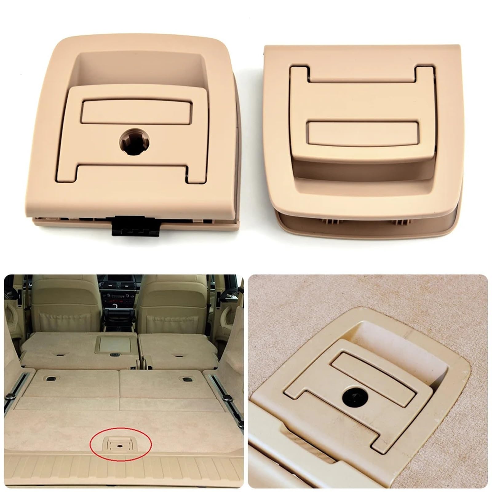 Tappetino Bagagliaio Per BMW X5 E70 / X6 E71 2006-2013 - Nero - OEM 51479120283