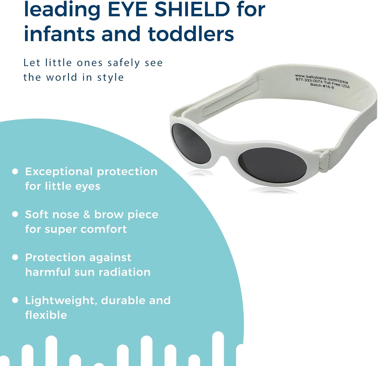 Baby BANZ Sunglasses Infant Sun Protection – Ages 0-2 Years – The Best Sunglasses for Babies & Toddlers - Image 3