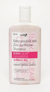 Danclear - Bottle of 90ml Shampoo with Ketoconazole and Zinc Pyrithione Price In India