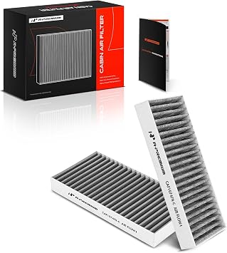 A-Premium 2-PC Cabin Air Filter with Activated Carbon Compatible with Jeep Liberty 2008-2012 & Dodge Nitro 2007-2011