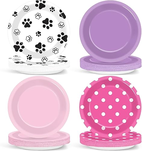 Miniatura 21 de CHUNNIN 48 Piezas Suministros de Fiesta Temática Retro de los 90 I Love The 90s - Platos Desechables de 7" Regreso a los 1990 Música para