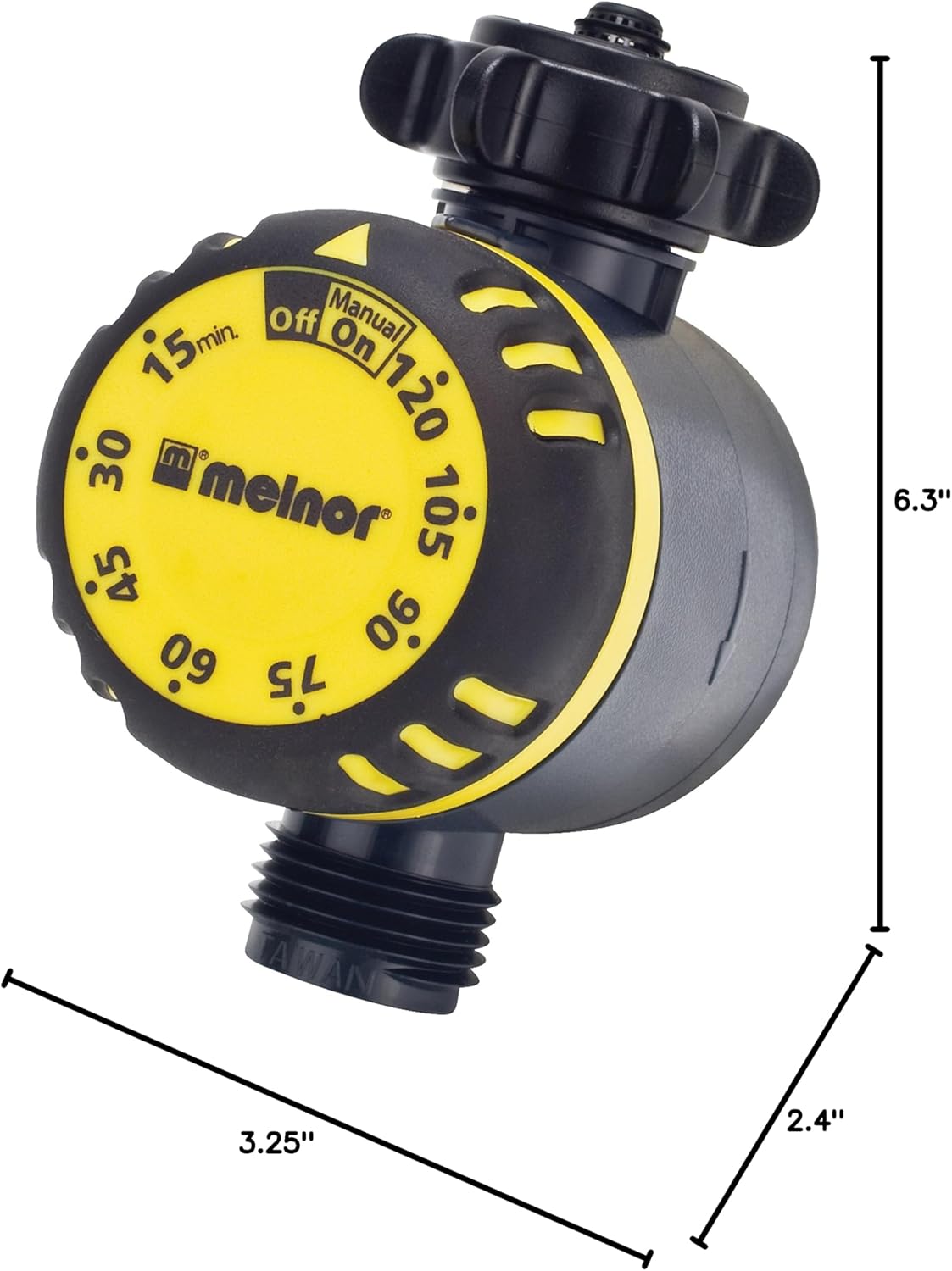 Melnor Mechanical Daily Water Timer for Outdoor Garden Hose, mechanical timer