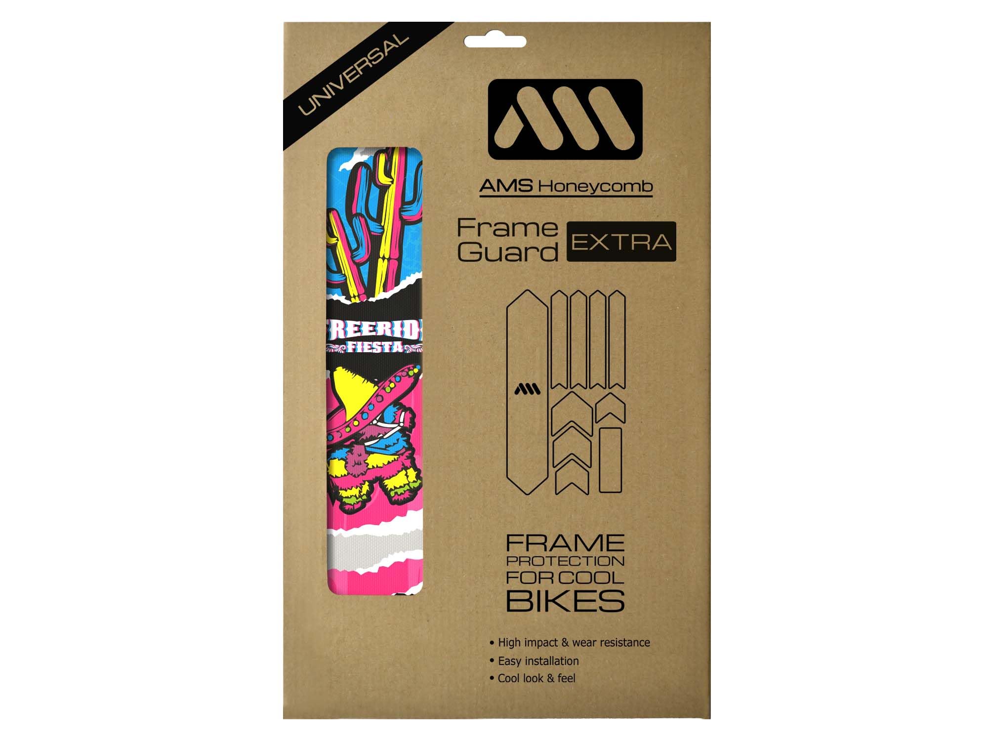 All Mountain Style | Protezione telaio bicicletta MTB | Protezione adesiva telaio bici modello extra con 10 protezioni | Protegge la tua bici da graffi e urti