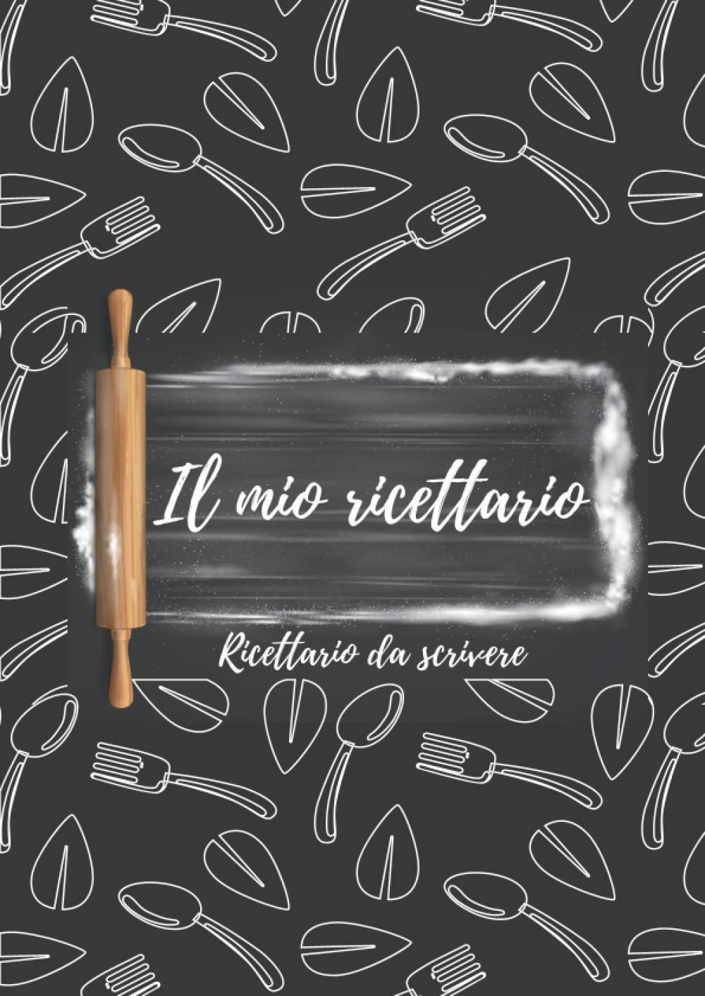 Il mio ricettario - Ricettario da scrivere - Quaderno per ricette: Libro per ricette da scrivere personalizzato per annotare 100 delle tue deliziose ricette personale XXL. Con indice, Vintage, A4.