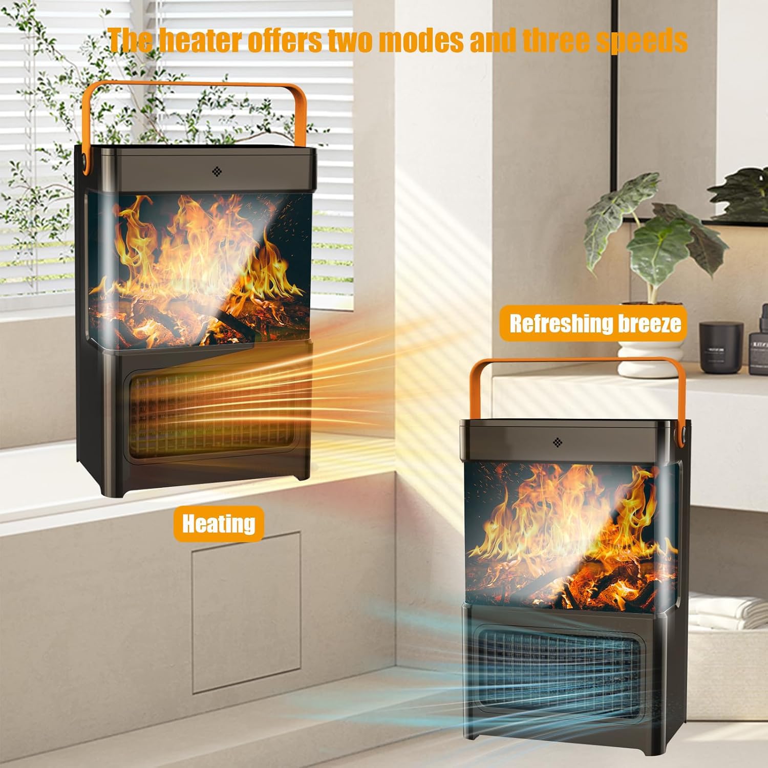 Chauffage d'Appoint Economique, Chauffage Soufflant Ceramique, Electrique avec Protection Contre la Surchauffe et l'Inclinaison | Rakuten