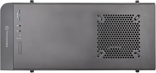 Vista 45 de Thermaltake View 300 MX TG ARGB Motherboard Sync E-ATX - Carcasa para computadora de torre media con ventilador ARGB frontal de 0.079 x 7.874 in