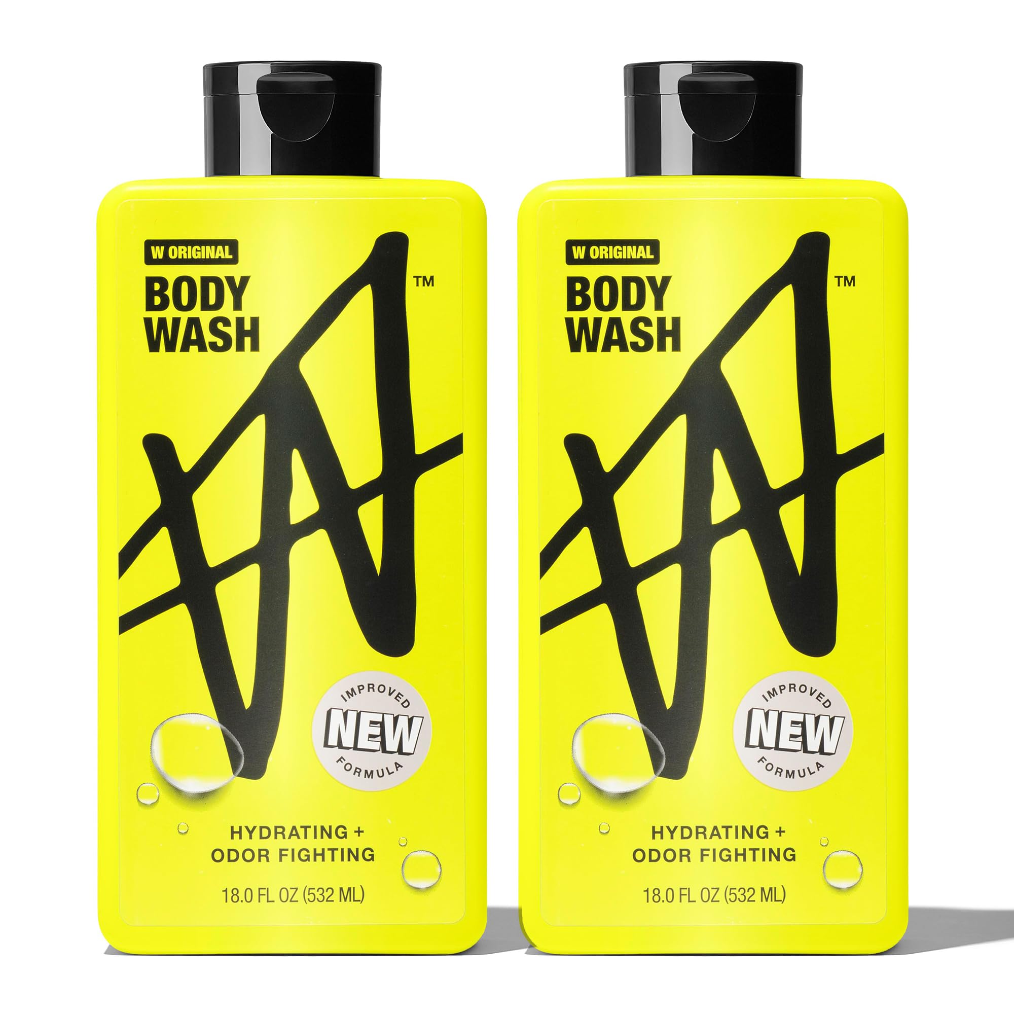 W By Jake Paul Body Wash for Men Odor Fighting Deep Cleaning Shower Gel Hydrating Mens Bodywash Original