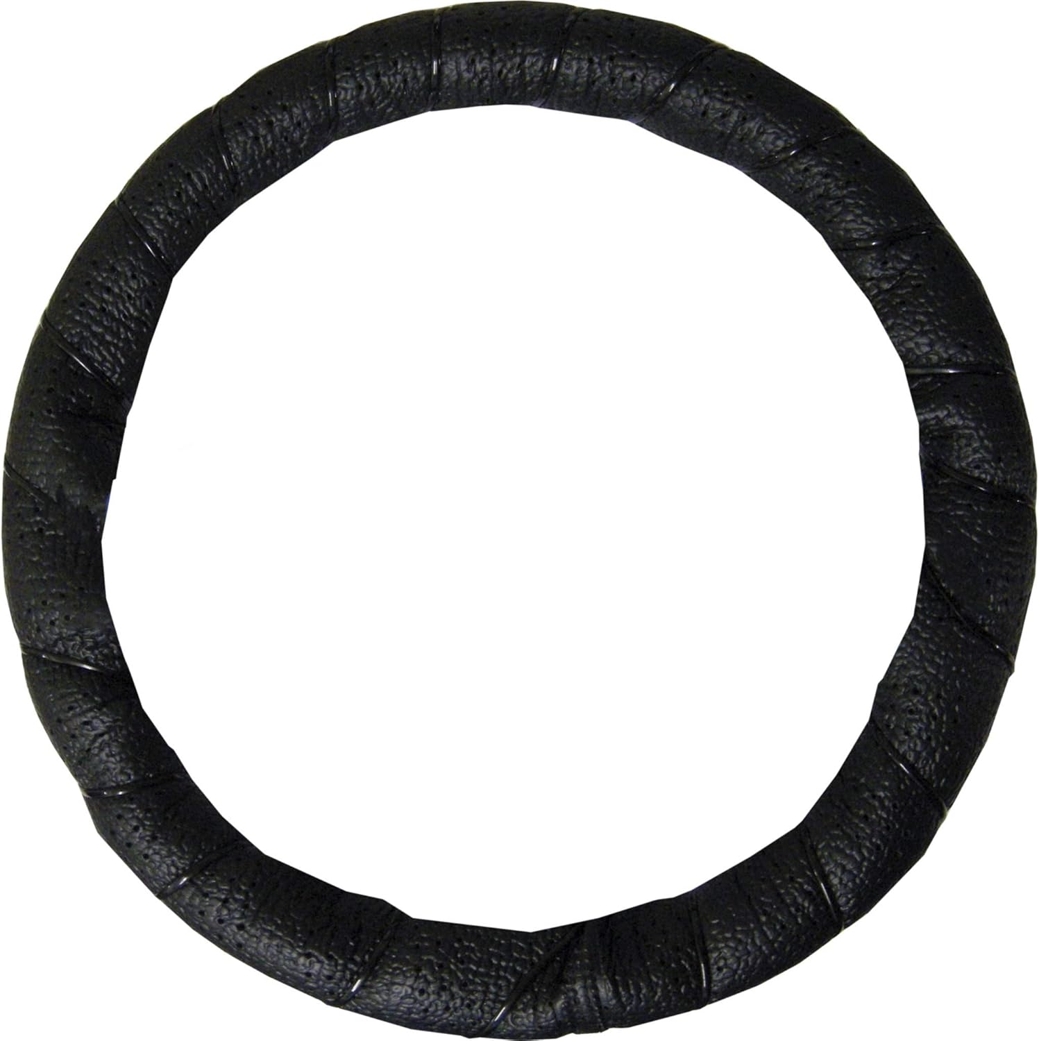 Simply SWC200 Deluxe Lace Up Steering Wheel Cover, circular view