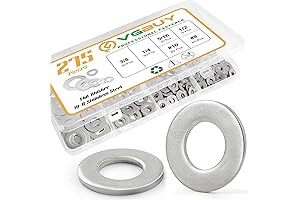 275Pcs Thick Large Flat Washers Assortment Kit