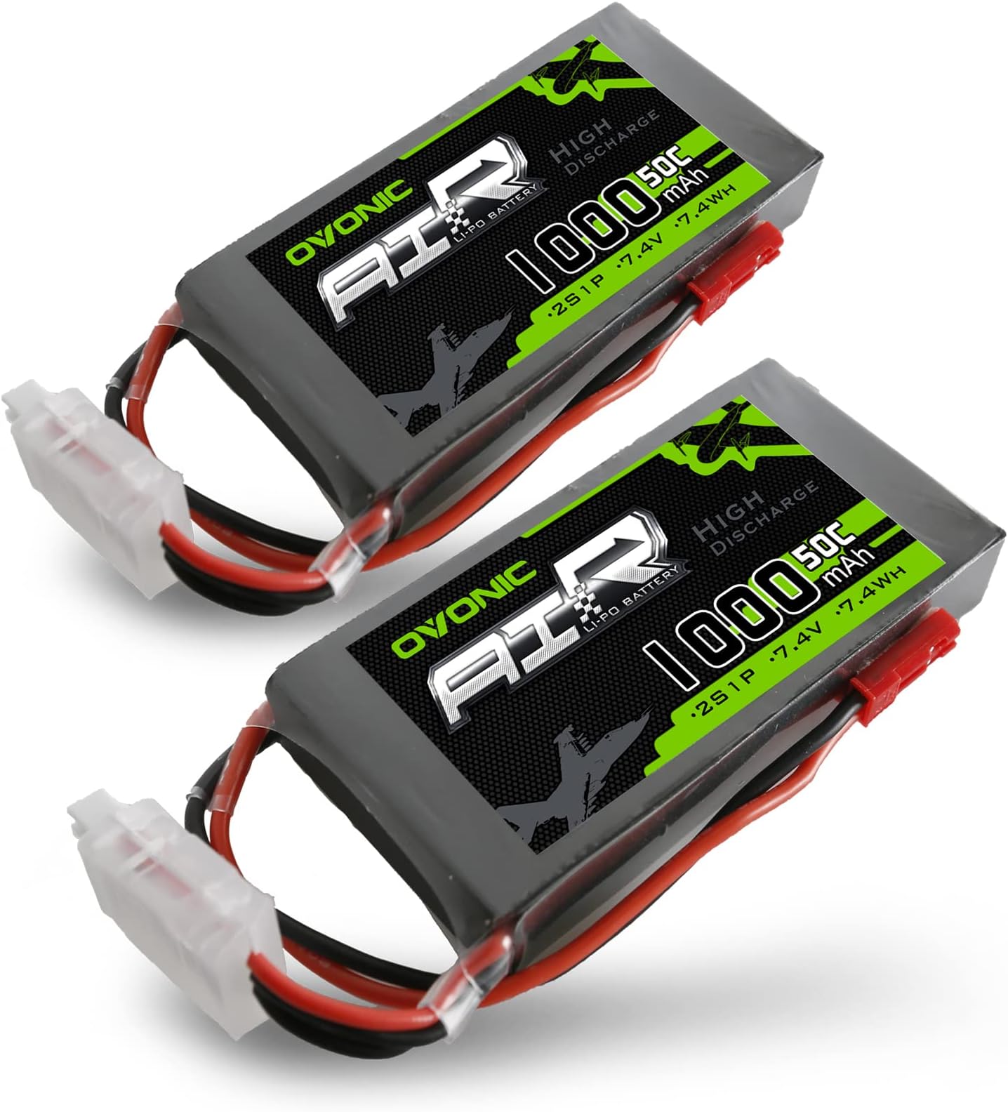Amazon.com: Spektrum 7.4V 1300mAh 2S 5C LiPo RX Pack Battery with JST ...