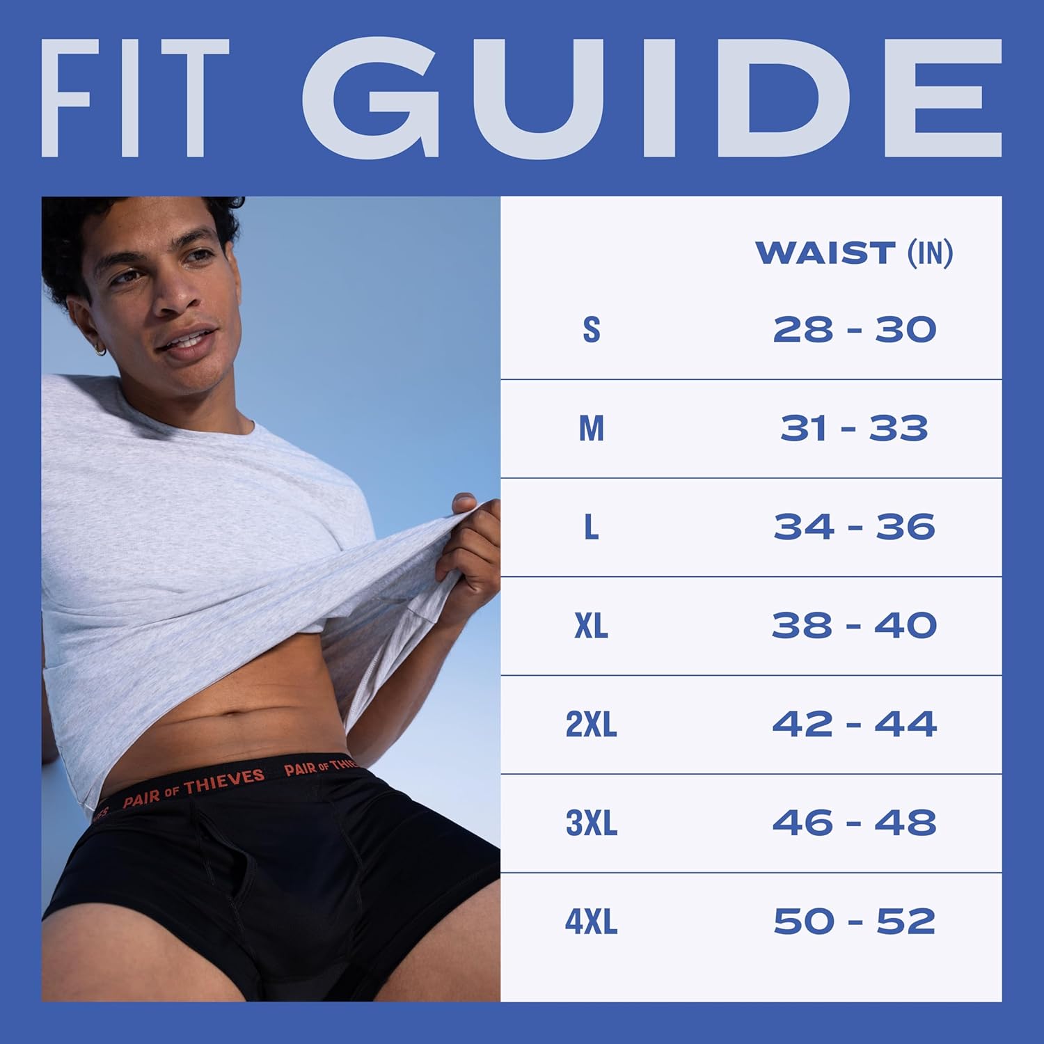 Pair of Thieves Men’s Trunks Underwear (4 Pack) - Everyday Kit Cotton Trunks For Men - Image 6