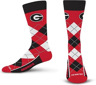 For Bare Feet NCAA Unisex Argyle Remix Dress Sock