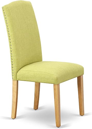 Miniatura 8 de East West Furniture Norden - Juego de comedor de 3 piezas para espacios pequeños que contiene una mesa de comedor rectangular con gotas y 2 sillas