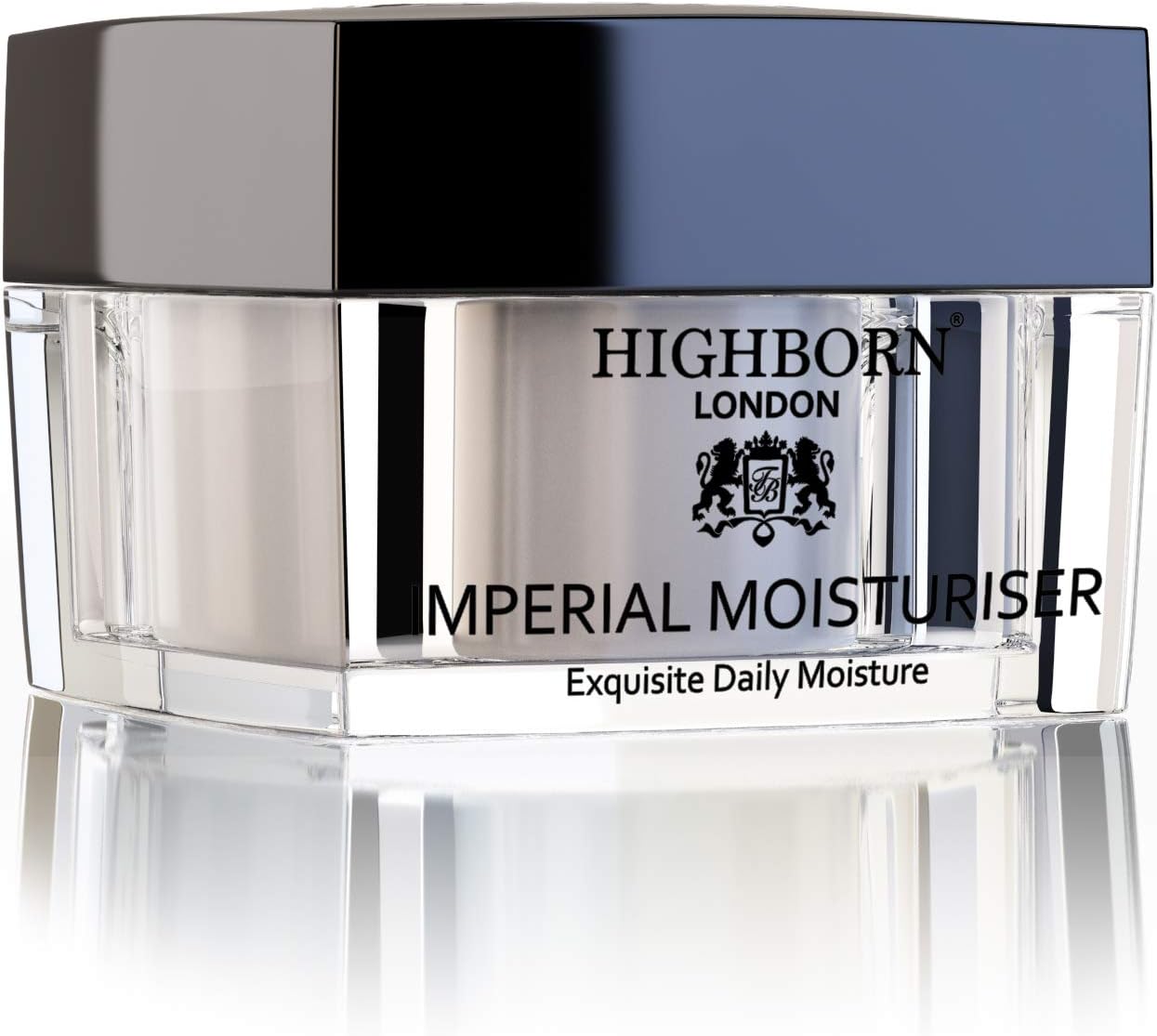 HighBorn London Natural, Anti Ageing Imperial Moisturiser - Reduce Fine Line sand Wrinkles with Collagen, Hyaluronic Acid, Natural Retinol, Argan, Natural Zinc Sun Protection, 50ml