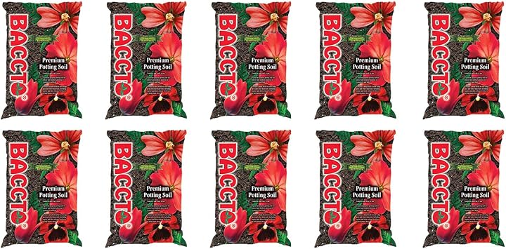 Michigan Peat General All Purpose Premium Potting Soil with Perlite for Indoor Outdoor Pots, Planters, and Raised Bed Gardening, 25 Pounds 10 Pack