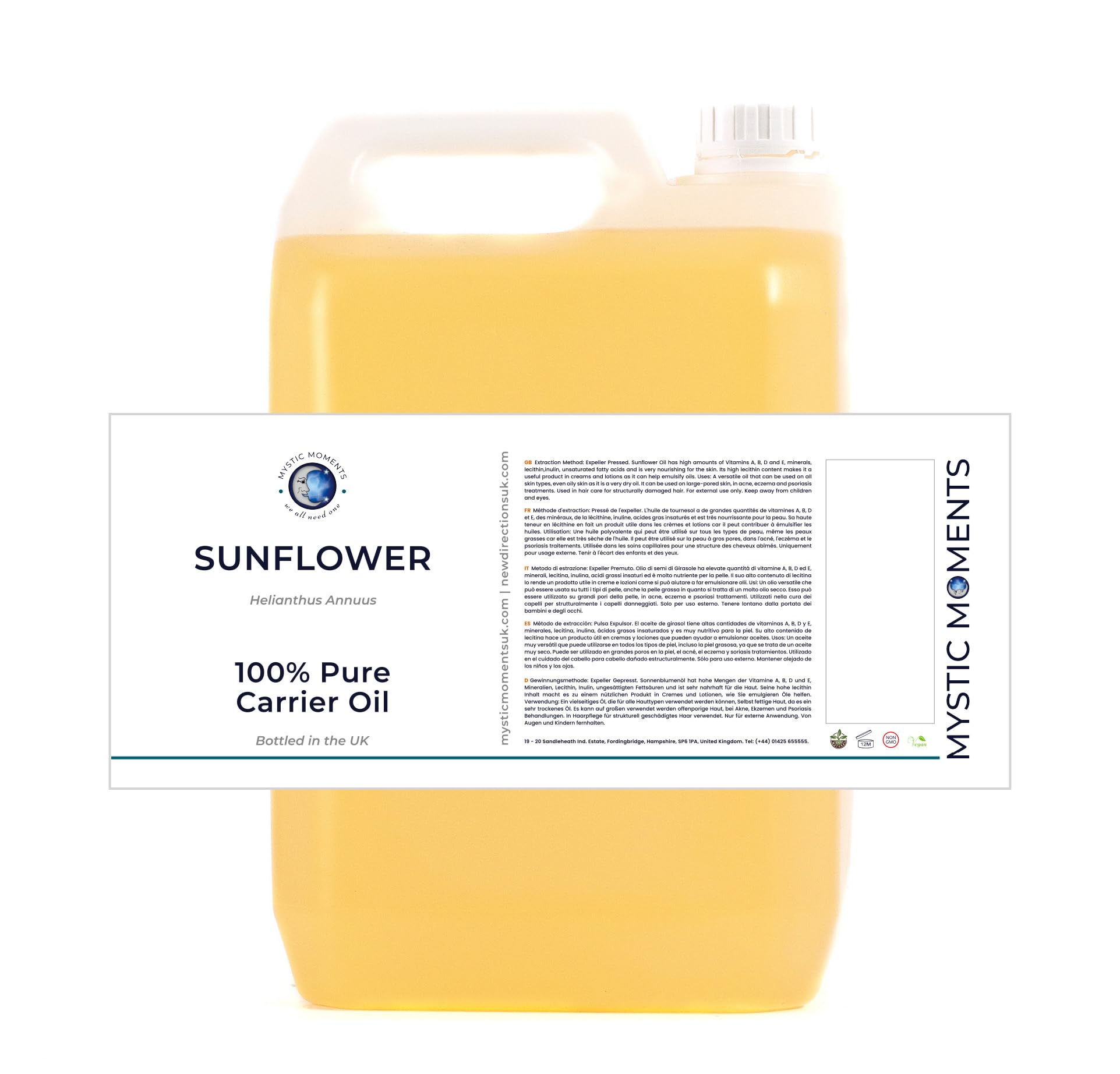 Aceite Vehicular Girasol - 5 Litros - 100% Puro