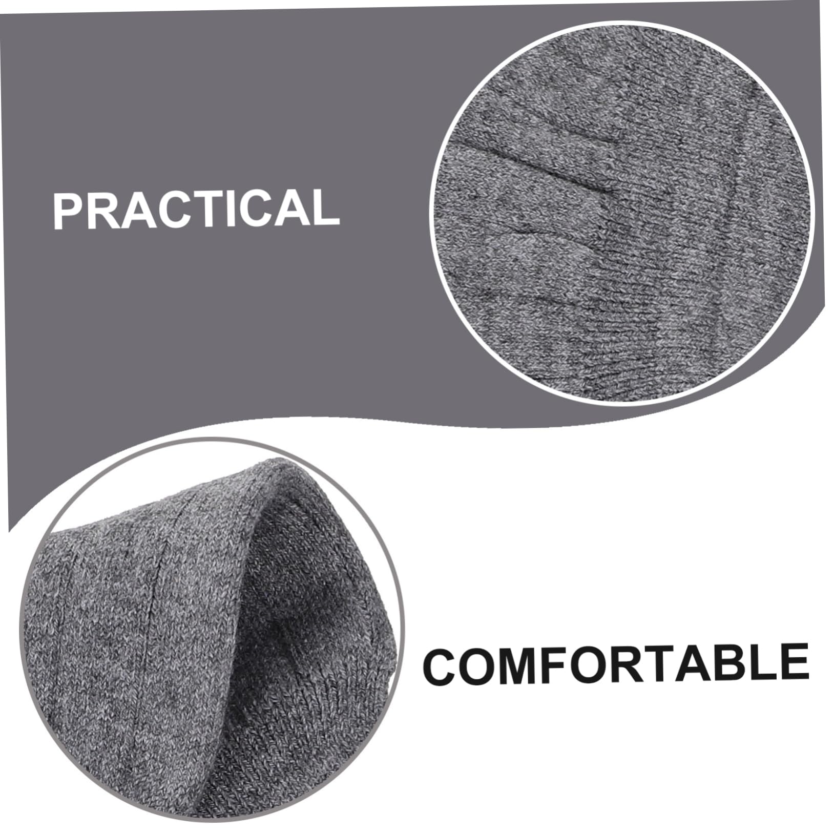 SHERCHPRY 2Pcs Breathable Knee Protection Pads Warmers for Activities Comfortable Elasticity for Joint Relief Suitable for Men Women Grey