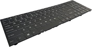 Laptop Replacement Keyboard Compatible for Clevo PB71DDS-G N960TF NT960TD NH70 NH70RCQ N960 N970 6-80-N815Z0-01D-1 CVM18H93US9430 N960SF1 N960SDS N960SC NK70SE NK70SB US Layout Backlit