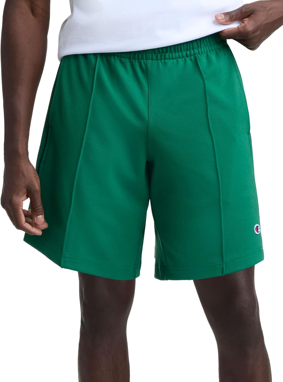 Champion Men's Pintuck 9" Short with Piping, Standard Fit