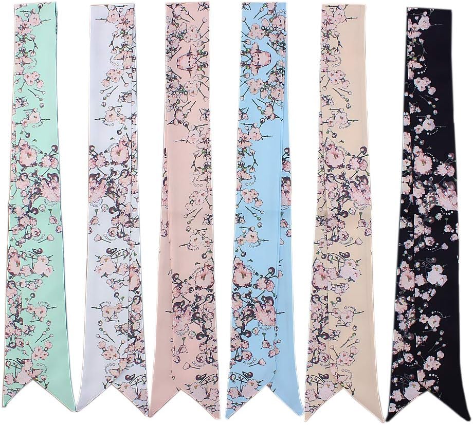 5pcs/6pcs Bag Handbag Handle Ribbon Scarf Hair Head Band Neck Scarf Package Band Fashion Gifts (U9063)