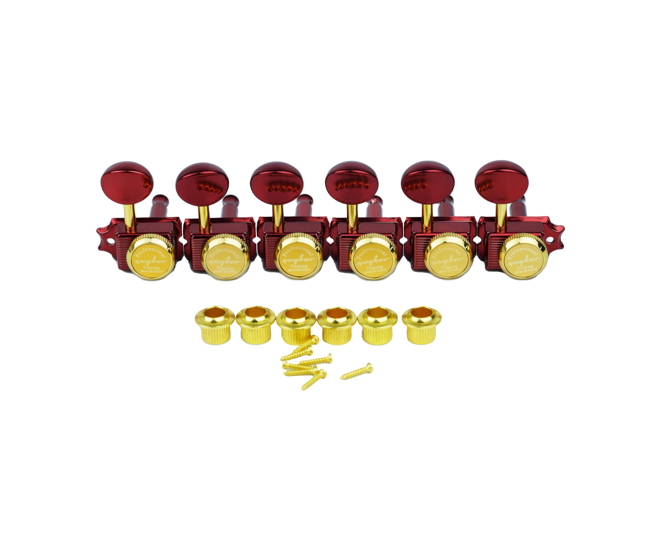 Amazon.com: Guyker 6 Inline Vintage Guitar Lock String Tuners