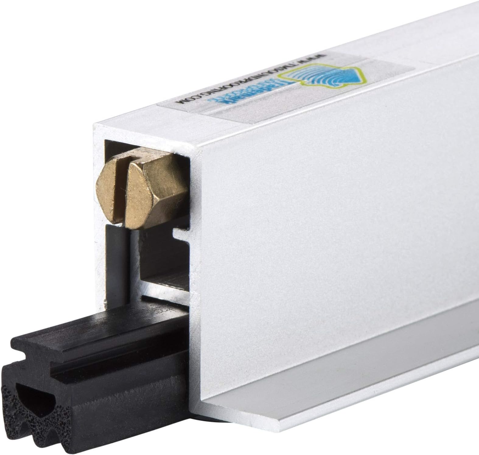 Automatic Door Seal - Exterior Door Seal Strip Bottom - Premium Soundproofing and Draft Reduction Solution - Narrow Profile - 36" Inches Cutable to Up to 30" Inches.