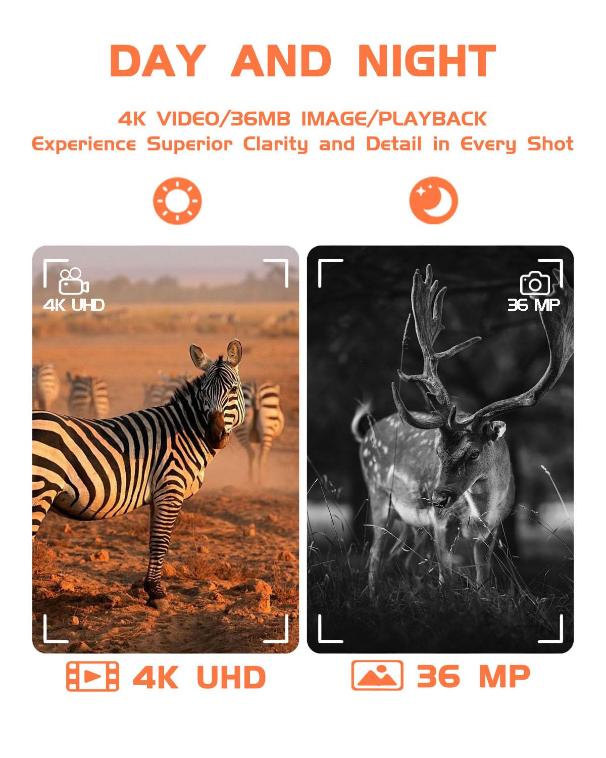 Gafas de visión nocturna, prismáticos de visión nocturna 4K con pantalla HD de 3.2 pulgadas, zoom digital 8X, infrarrojos de 7 niveles, tarjeta TF de 32 GB que puede almacenar fotos y videos para