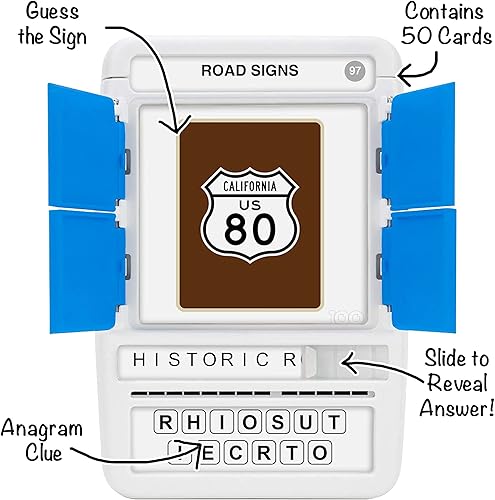 Vista 36 de 100 PICS US States & Capitals - Tarjetas didácticas para aprender de Estados Unidos, los 50 estados y las capitales, estuche funcional, para adultos
