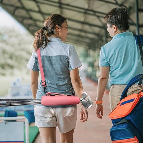 Miniatura 21 de FINGER TEN Bolsa para palos de golf, mini, ligera, para hombres, mujeres, mujeres, niños, con/sin bolsa de bola, portátil para campo de conducción