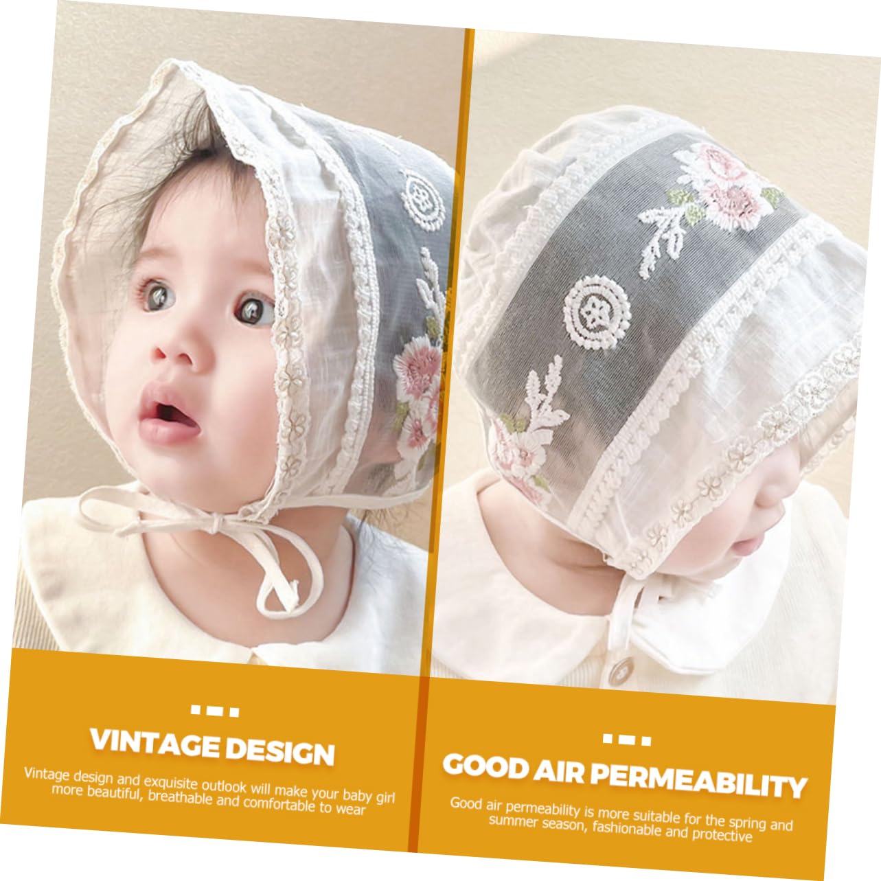 Sombrero de Bebe Gorro Bebe Sombrero Bebe Sombreros de Verano para bebé Sombrero de Playa para Sombrero de Sol para pequeños Sombrero de Verano para niña algodón