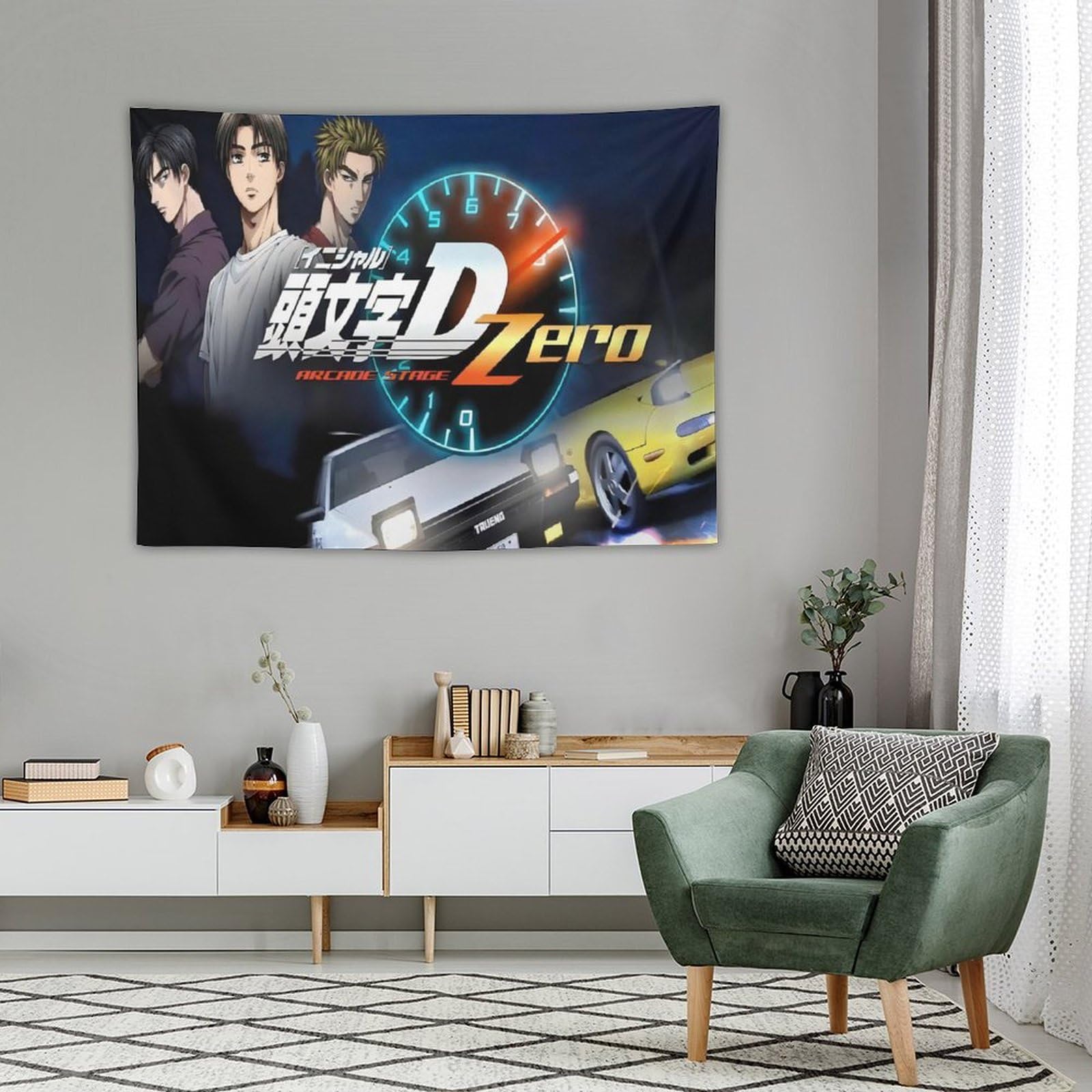 Amazon.co.jp: 頭文字d イニシャルd タペストリー 壁掛け絵