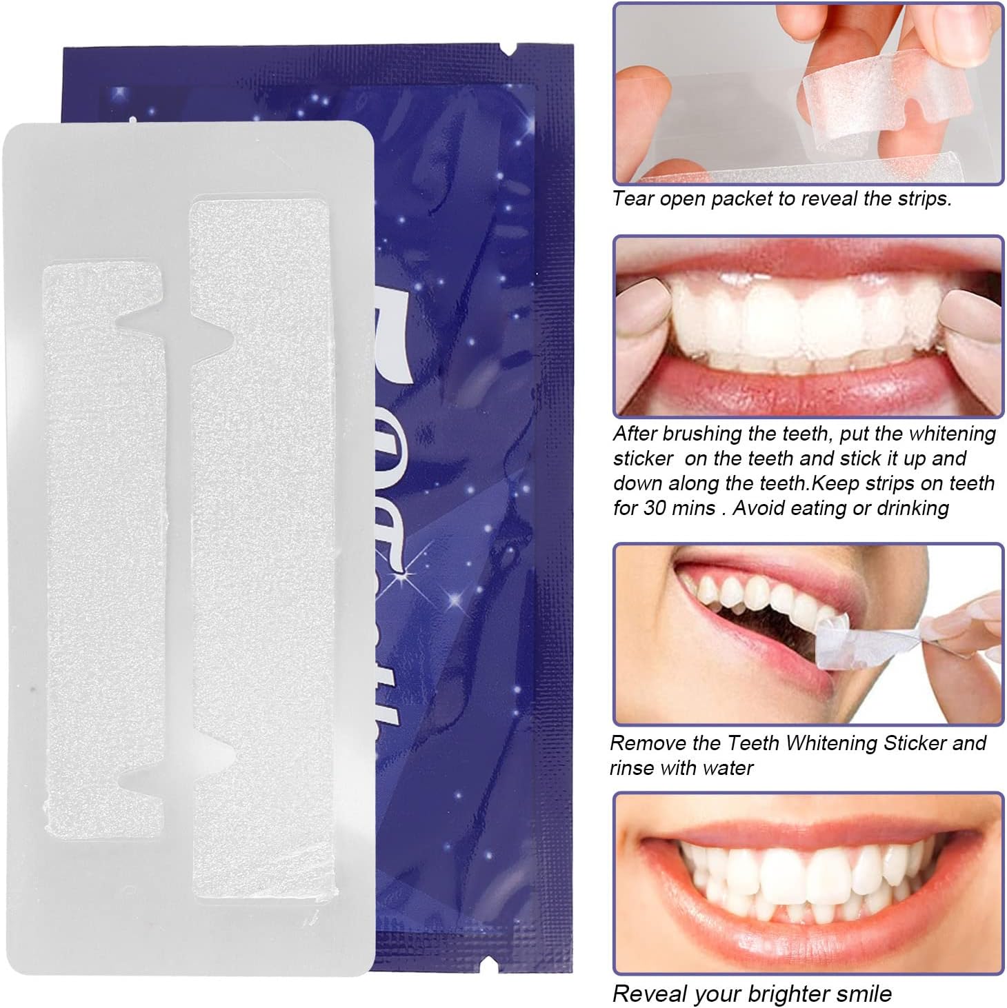 14 Set Whitening Strips for teeth whitening Teeth Bleaching Stripes
